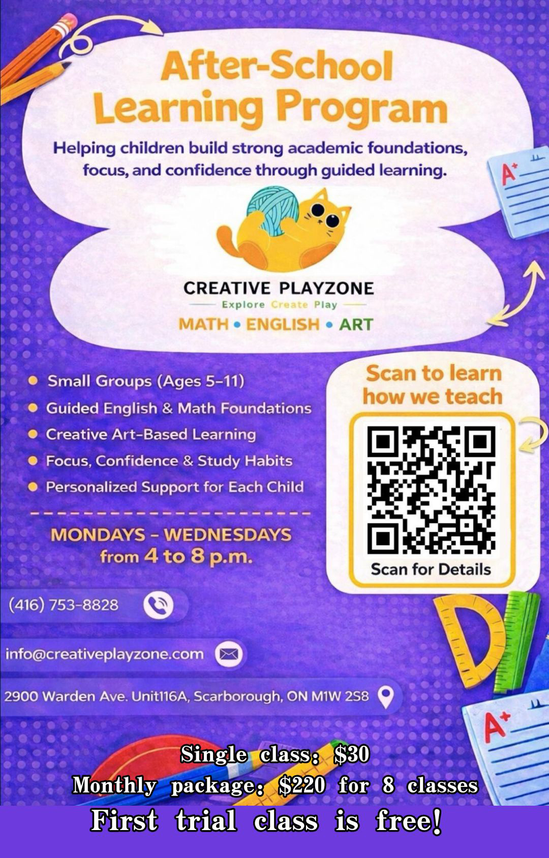 After School Program Poster